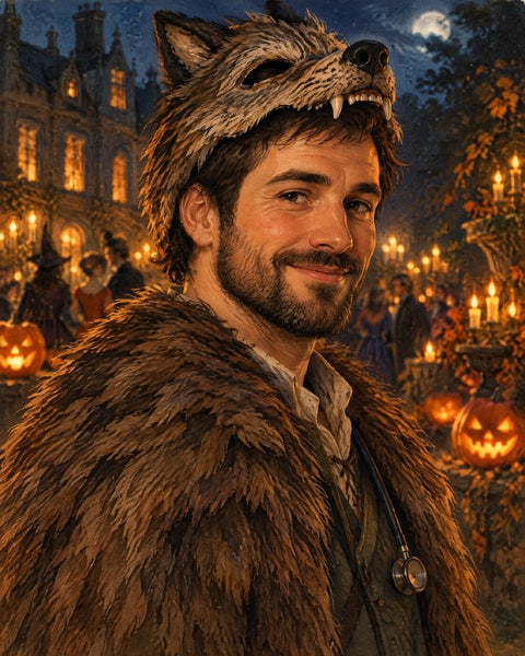 Dr. Falk als Werwolf